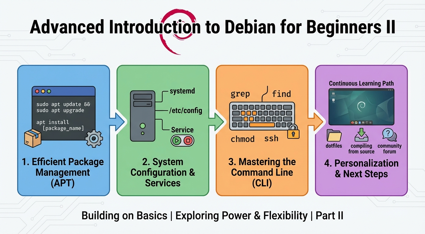 Advanced Introduction to Debian for Beginners II AIT